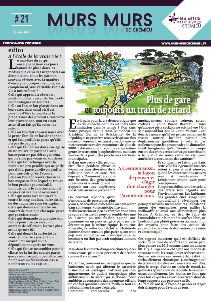 Murs Murs #21 – Nov 2019